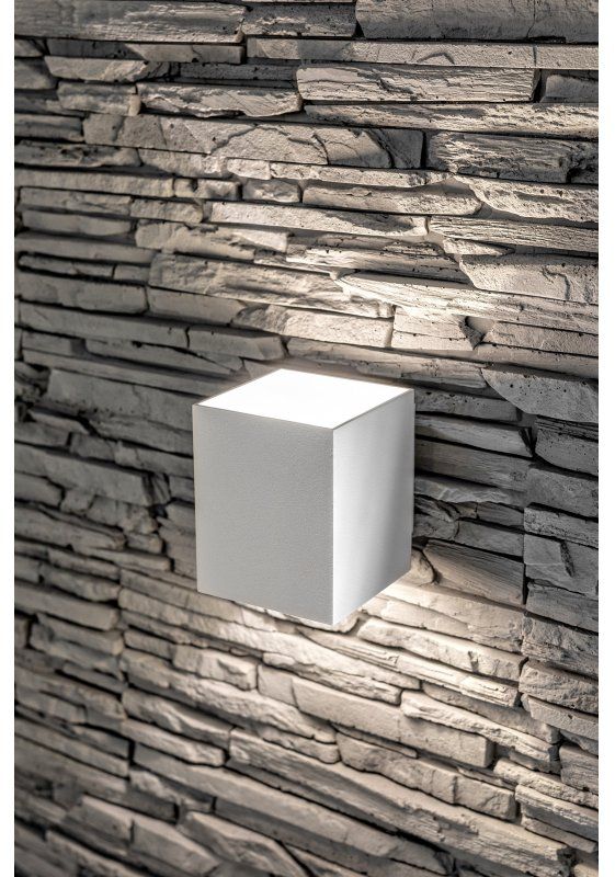 GTV Campione kinkiet 1x40 W biały OS-CAMD40WG9KW-10