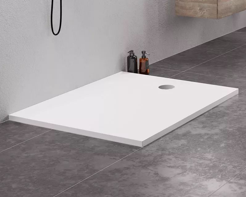 New Trendy Nex brodzik prostokątny 90x80 cm biały B-0456