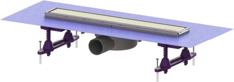 Kessel Linearis Compact odpływ liniowy prysznicowy 45 cm stal nierdzewna 45600.60M