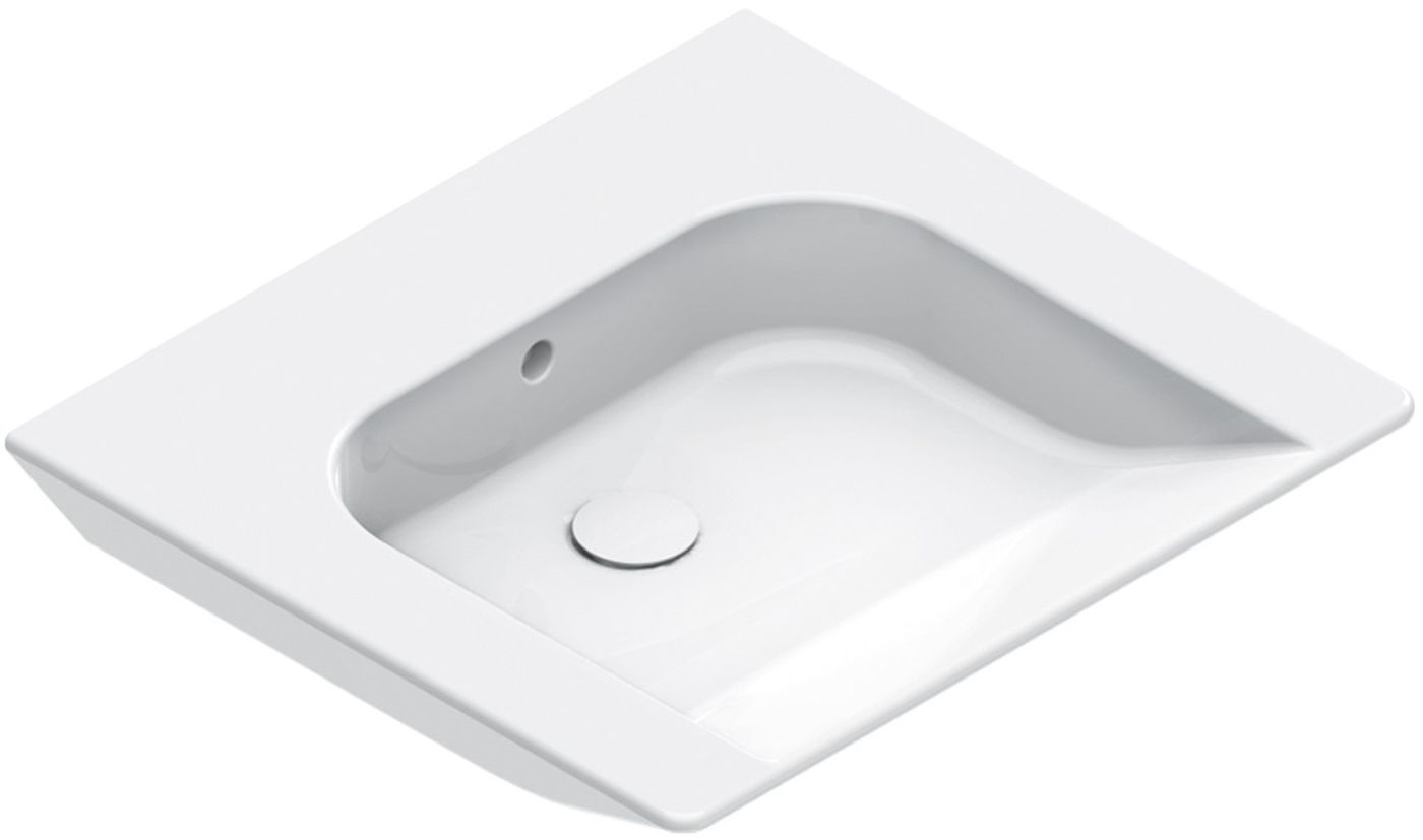 Catalano Comfort umywalka 60x55 cm prostokątna ścienna biała 0920600001