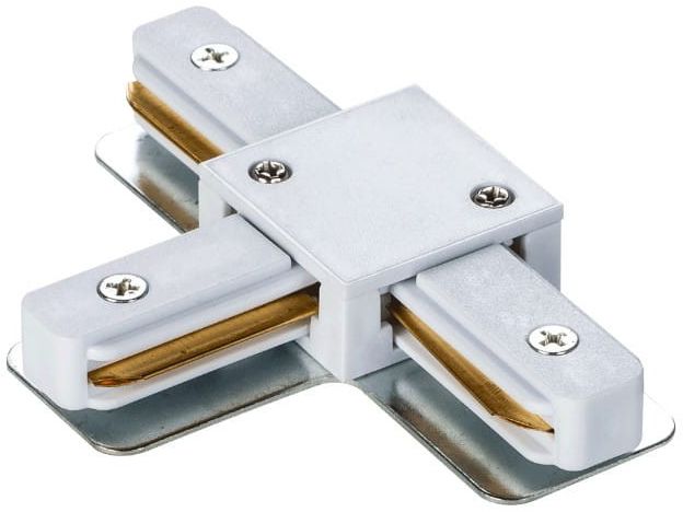 DPM X-Line złączka typu T do szyny natynkowej biała STTW