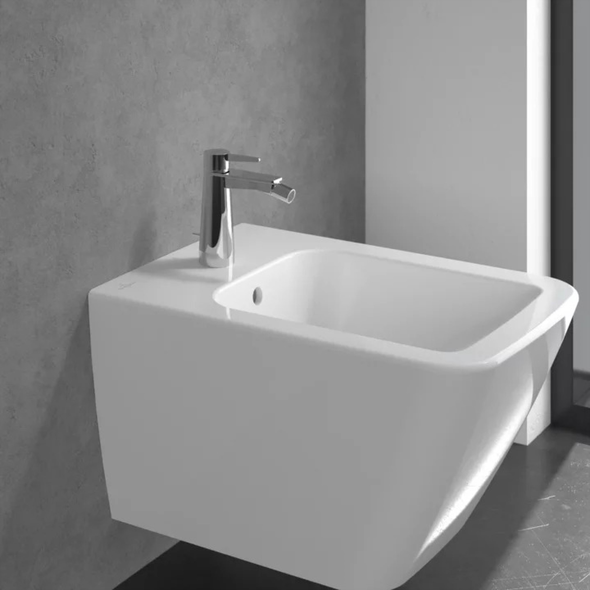 Villeroy & Boch Conum bateria bidetowa stojąca chrom TVB12700100061 - Wysyłka w 24h