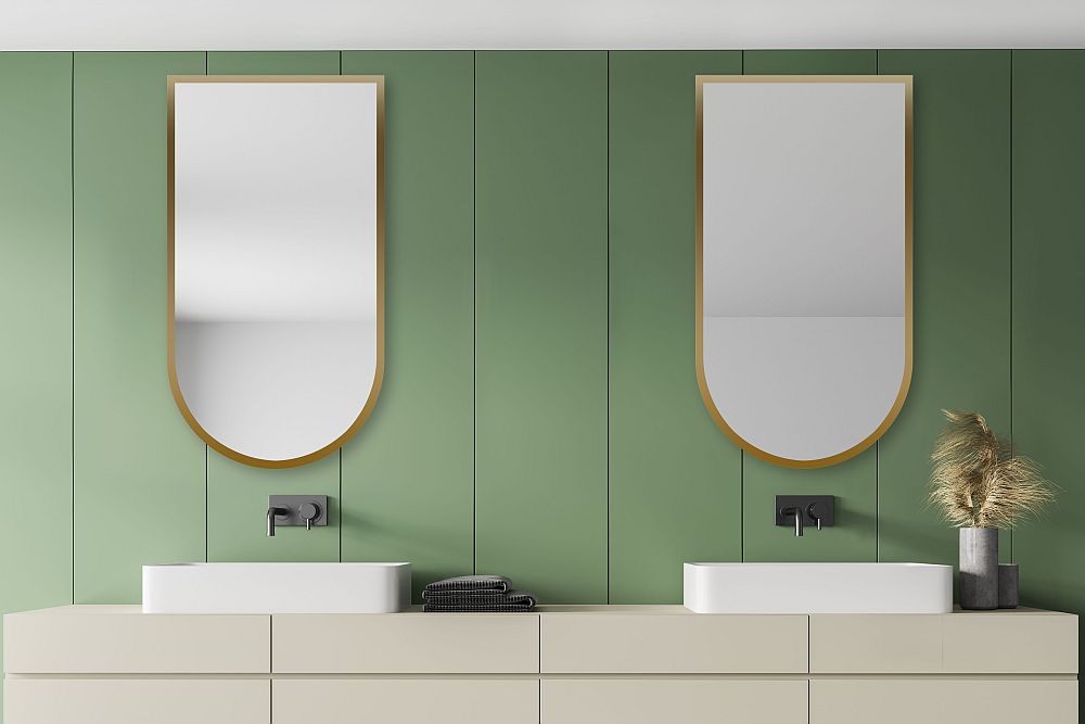 Guarda Tamo lustro 40x110 cm złoty FOR-TAM-ZLOTY-40X110