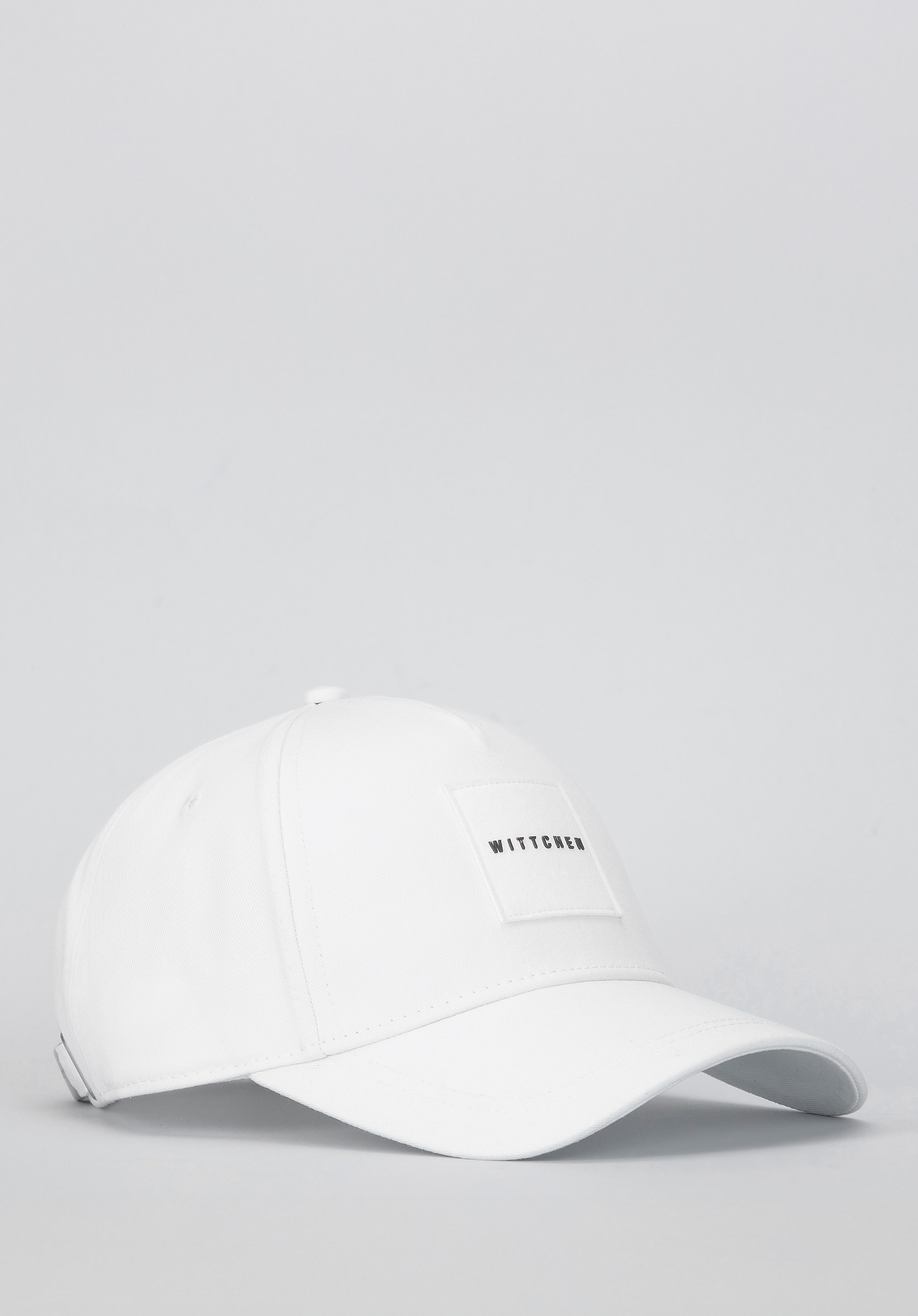 Czapka z daszkiem z bawełny biała