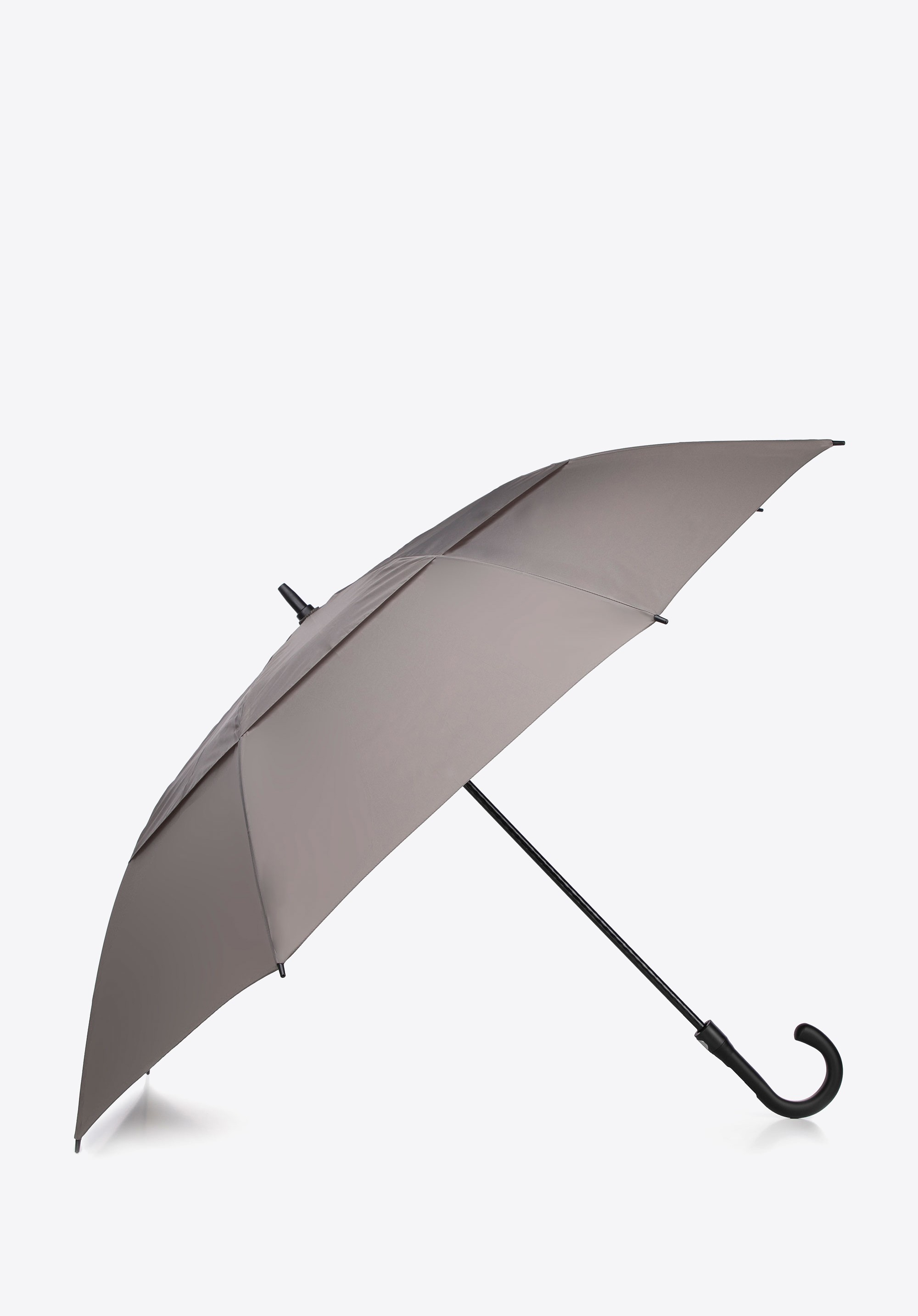 Parasol golfowy półautomatyczny szary