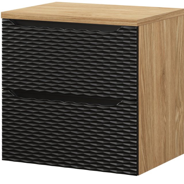 COMAD Szafka podumywalkowa OCEAN BLACK z blatem 60 cm