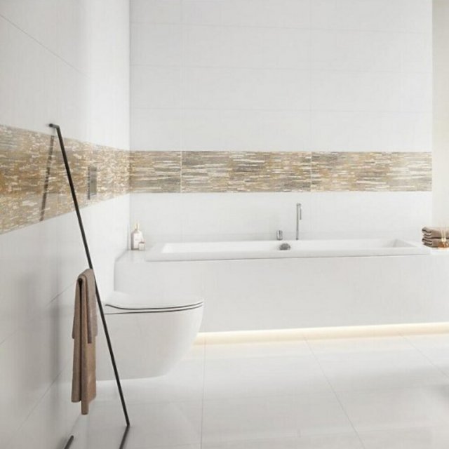 Płytka ścienna MAGNIFIQUE white glossy rect 29x89 #244 gat. I Cersani