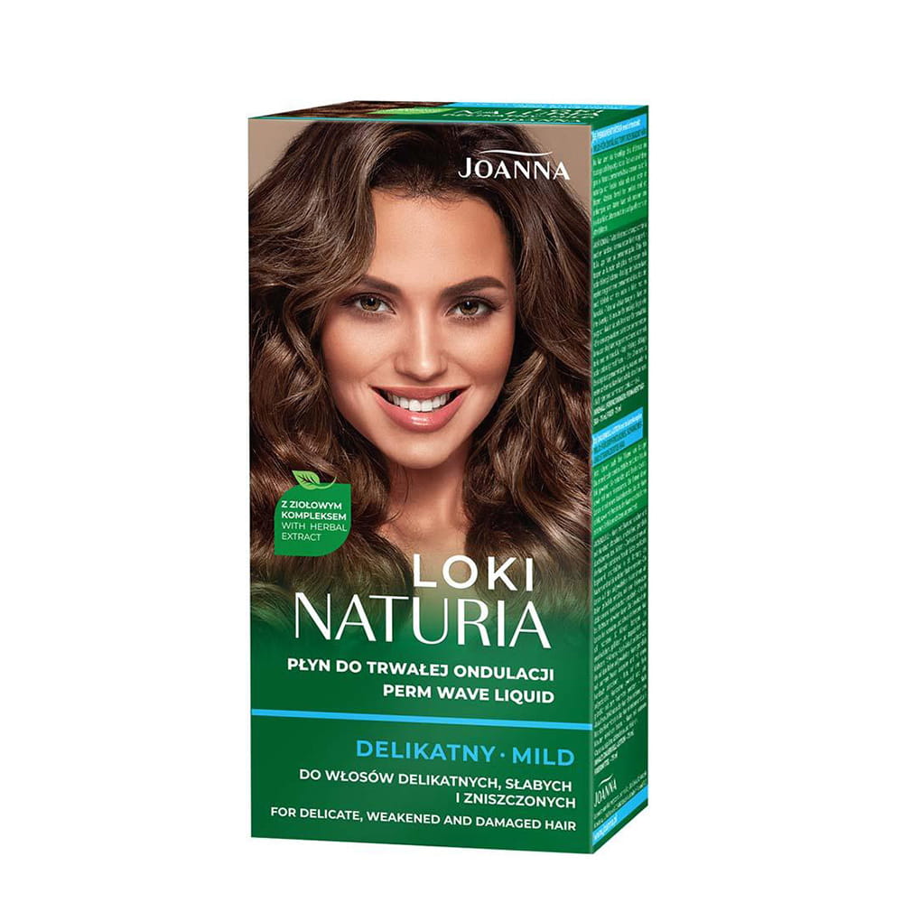 Płyn do trwałej ondulacji do włosów delikatnych Joanna Naturia loki