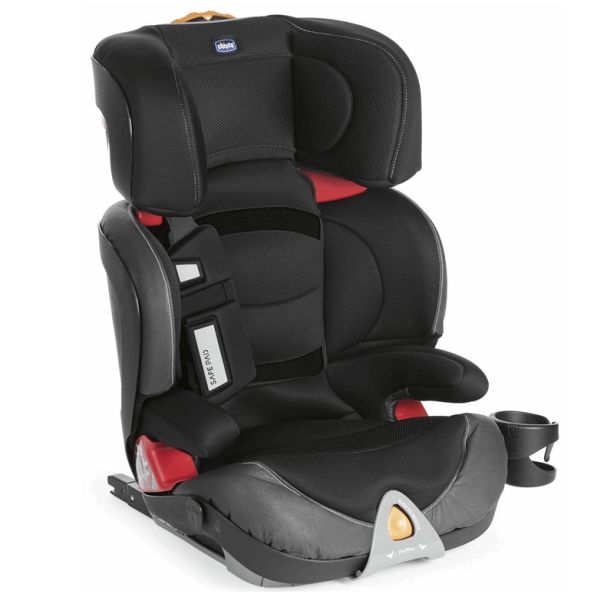 Chicco Oasys 2-3 FixPlus Evo - fotelik samochodowy 15-36 kg- 51 Jet Black