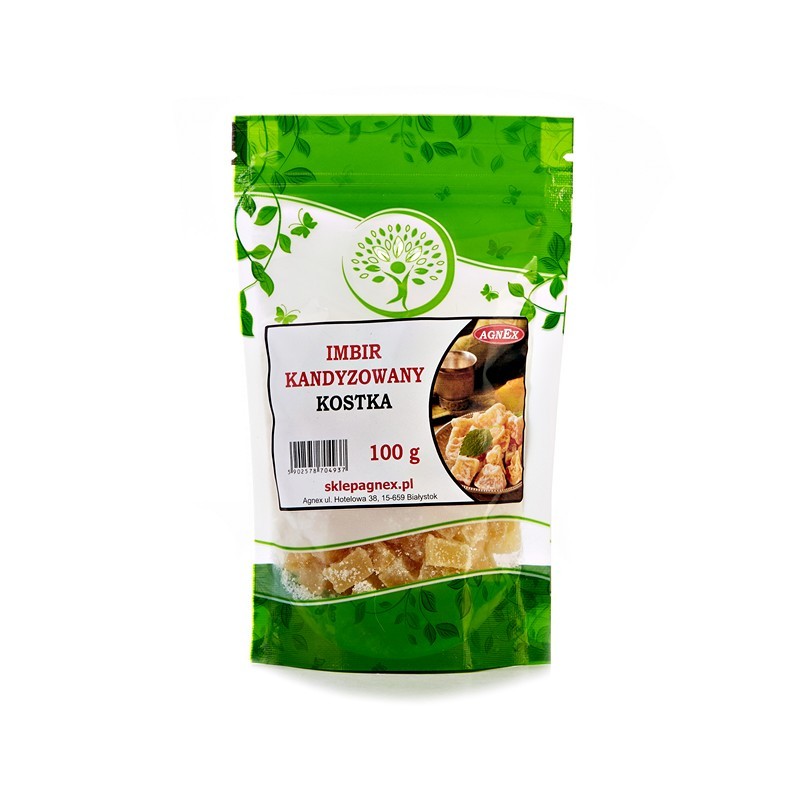 Imbir kandyzowany kostka 100g