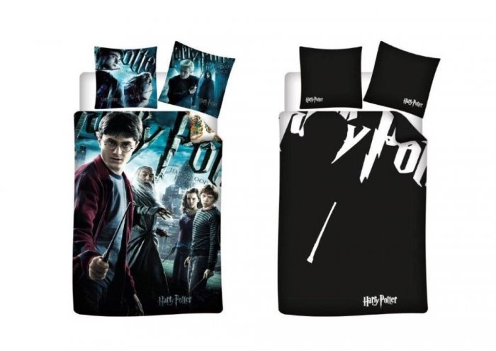 Pościel licencyjna ŚWIECĄCA W CIEMNOŚCI 100% bawełna 160x200 - Harry Potter - HP 06 DC