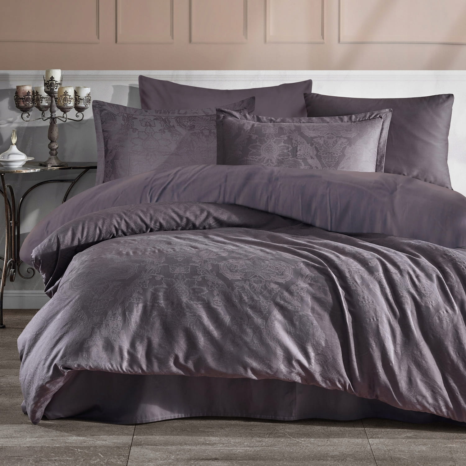 Pościel bawełniana 200x220 satyna żakard Arven