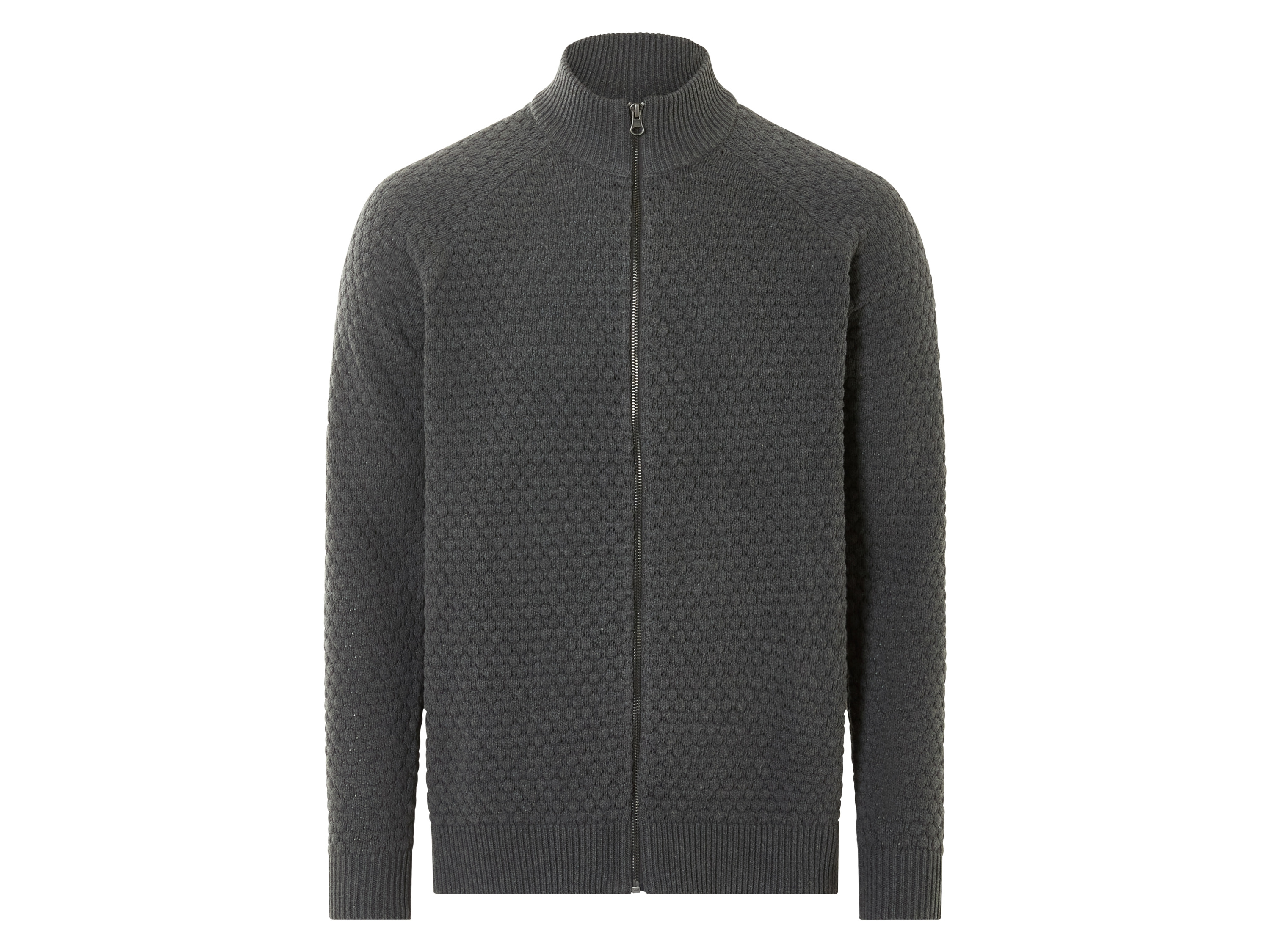 Livergy Sweter męski dzianinowy L 52/54, Ciemnoszary