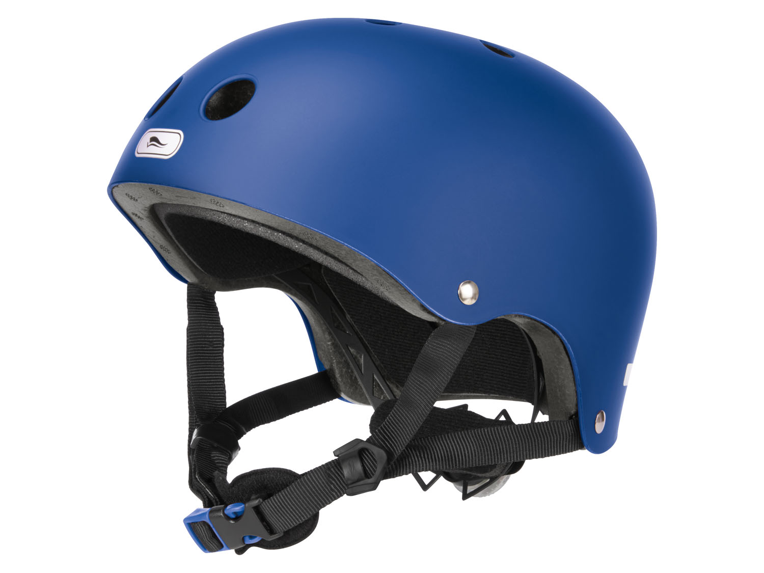 Crivit Kask dziecięcy do jazdy na rolkach, z diodami LED L/Xl niebieski