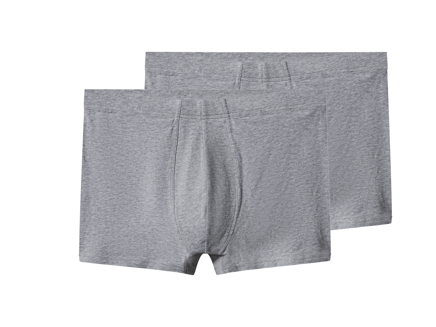 esmara Men Bokserki męskie z bawełną, 2 pary Szary, 6/L