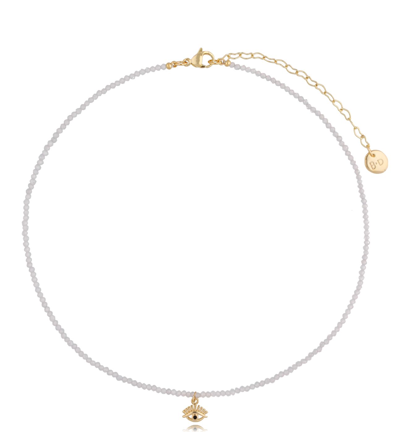 Naszyjnik z cyrkoniami i okiem Lifestyle NTW0542