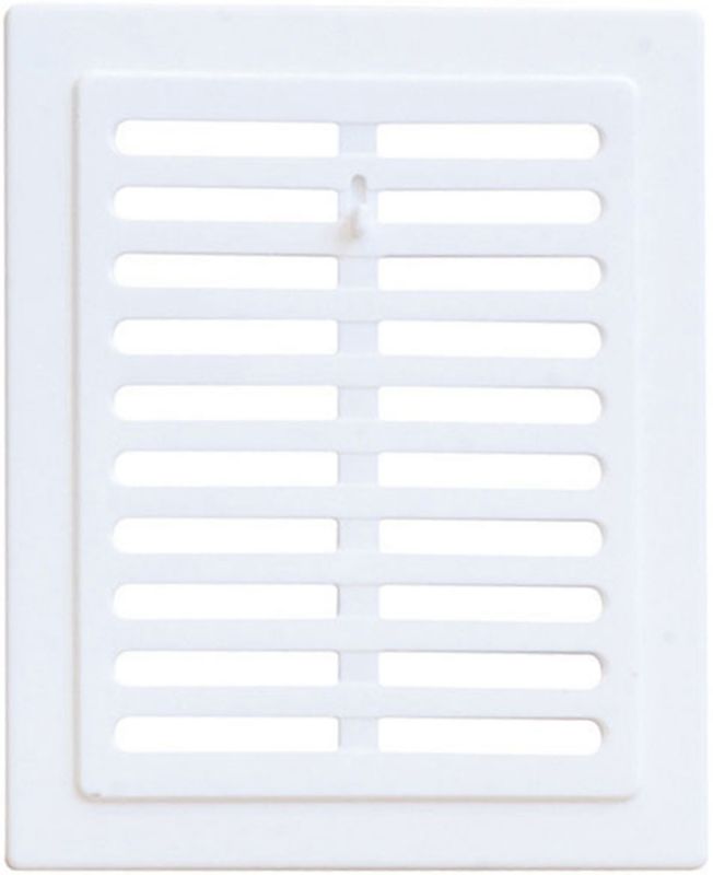 Kratka wentylacyjna Vents z regulowanym zamknięciem 110 x 140 mm biała