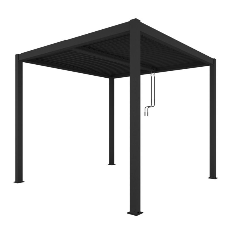 Pergola Ogrodowa Esti&Esta 3x3 Aluminiowa Regulowany Dach Antracyt 1 szt