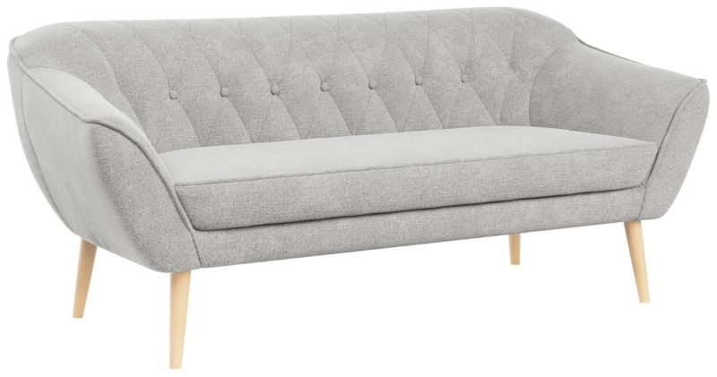 Sofa MKS Meble PIRS 3 jasnoszary struktura 1szt.