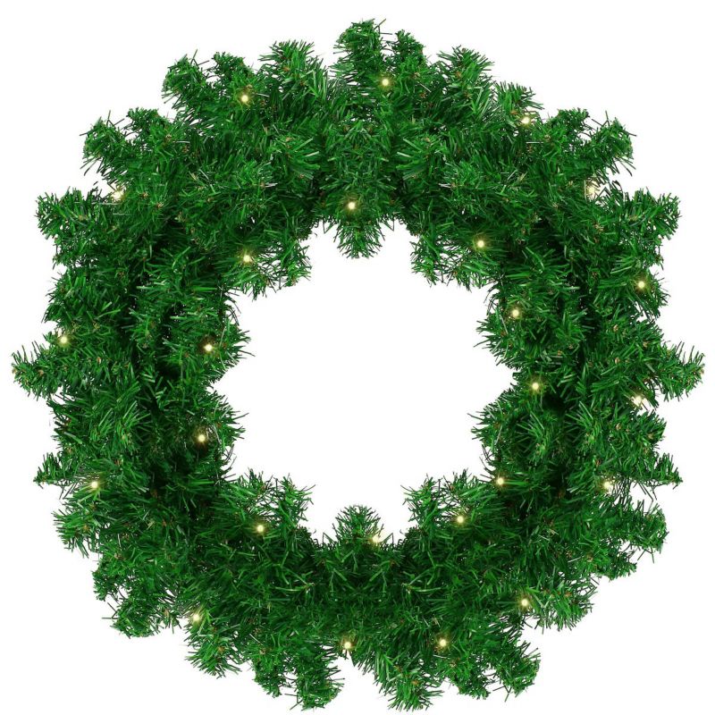 Girlanda świąteczna Springos 270 cm łańcuch choinkowy, zielony 1 szt.
