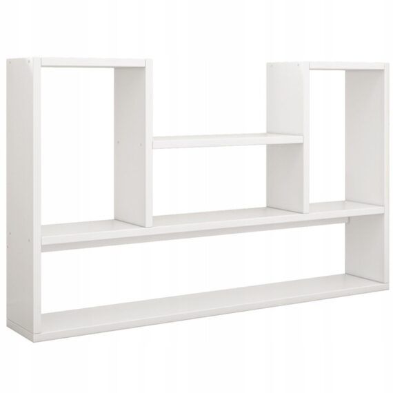 Półka Rebiko regał ścienny nowoczesny loft na książki otwarty biały 100 cm 1 szt.