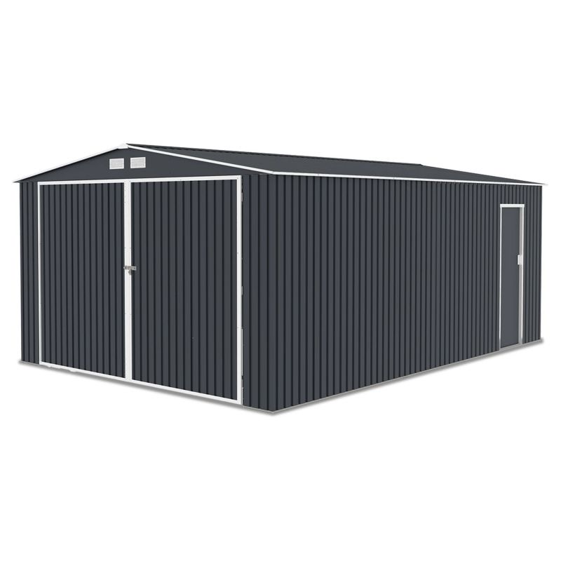 Garaż Metalowy Hardmaister Blaszany Kingston na Samochód Narzędzia Ogród 1 szt