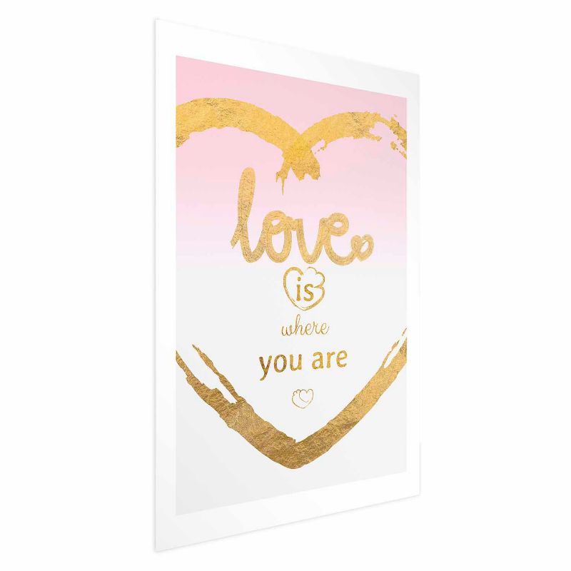 Plakat Artgeist Love Is 29,7x42 cm bez ramy 1 szt