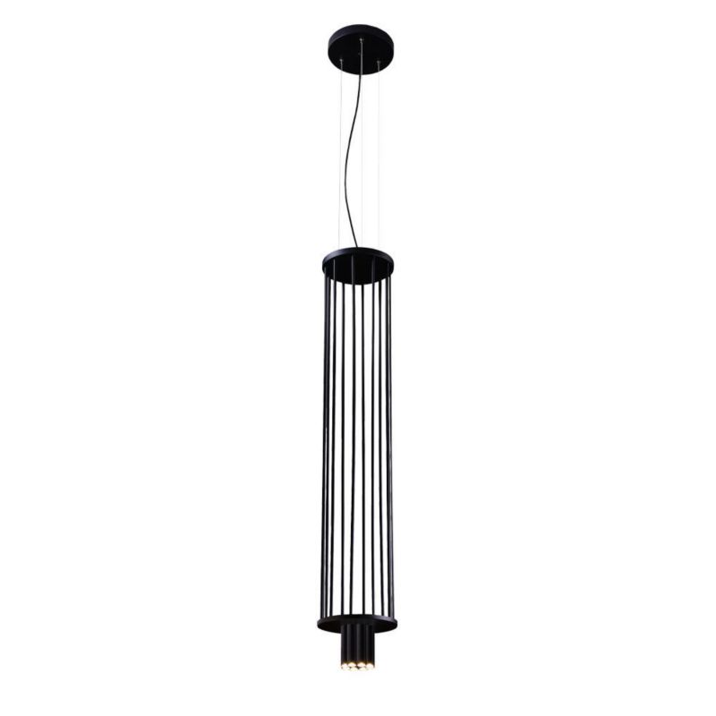 Lampa wisząca Dohar Ihi 0073 czarna nowoczesna 8xG9 x 2.5W 1 szt.
