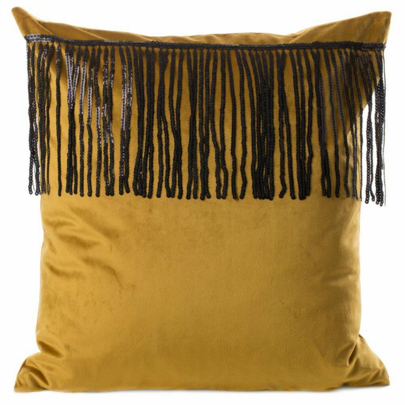 Poszewka Jasper Euroffirany dekoracyjna na poduszkę 45x45 cm Miodowa 1 szt.