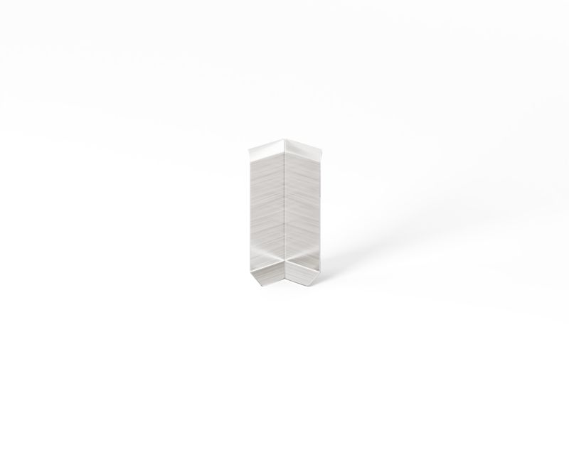 Narożnik wewnętrzny do listew przypodłogowych FLI Lambro srebrny mat 10cm 1 szt.