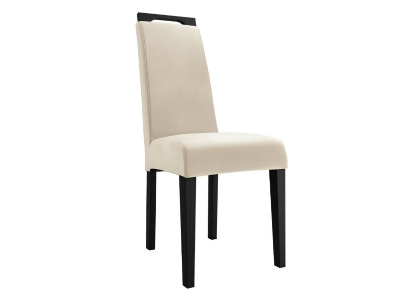 Krzesło MIRJAN 24 K79 czarny/śmietankowy aksamit 1 szt.