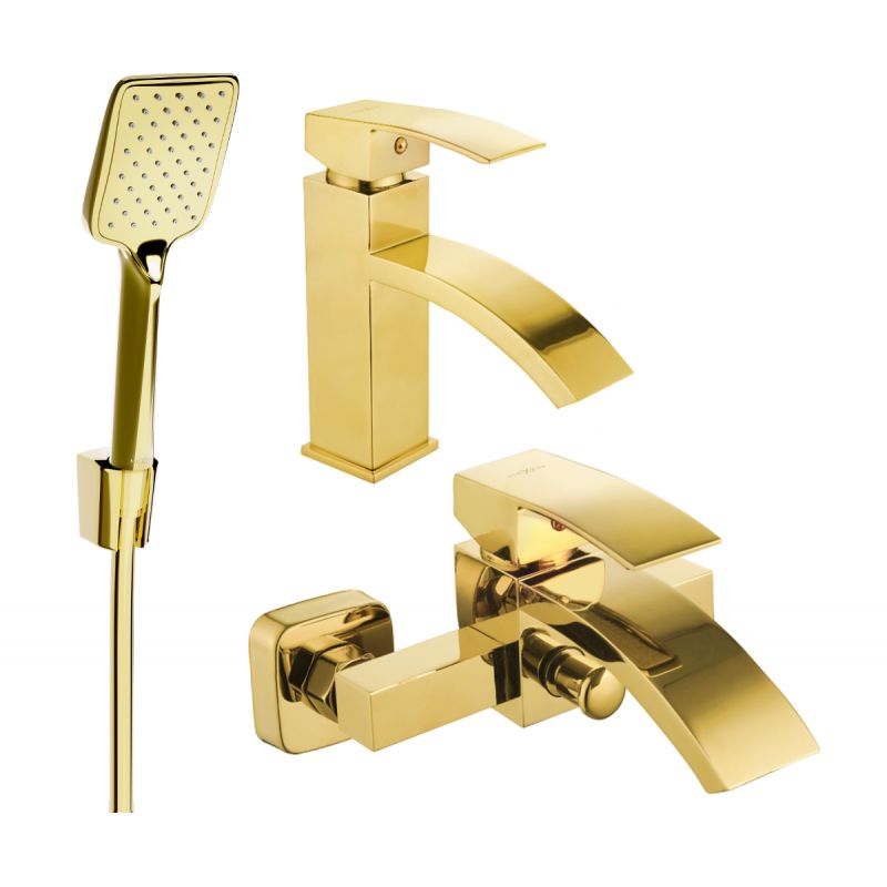 Zestaw wannowy Mexen Libra złoty 1 szt.