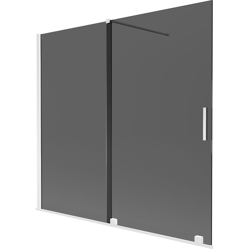 Parawan nawannowy Mexen Velar grafit/biały 170x150 1 szt.