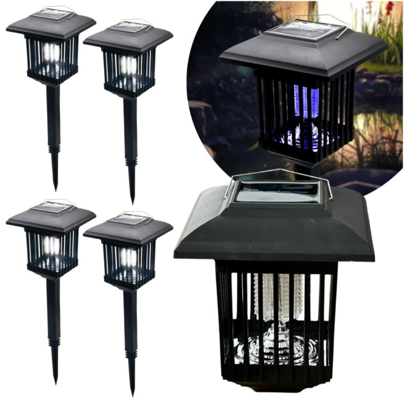 Lampka Solarna Ogrodowa Owadobójcza 2w1 Blixtar B-S-EZO-LAMP-4X 4 szt.