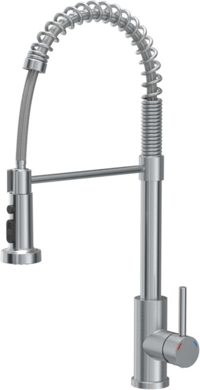 Bateria kuchenna Quadron Alice stal jednouchwytowa, wyciągana wylewka 1 szt.