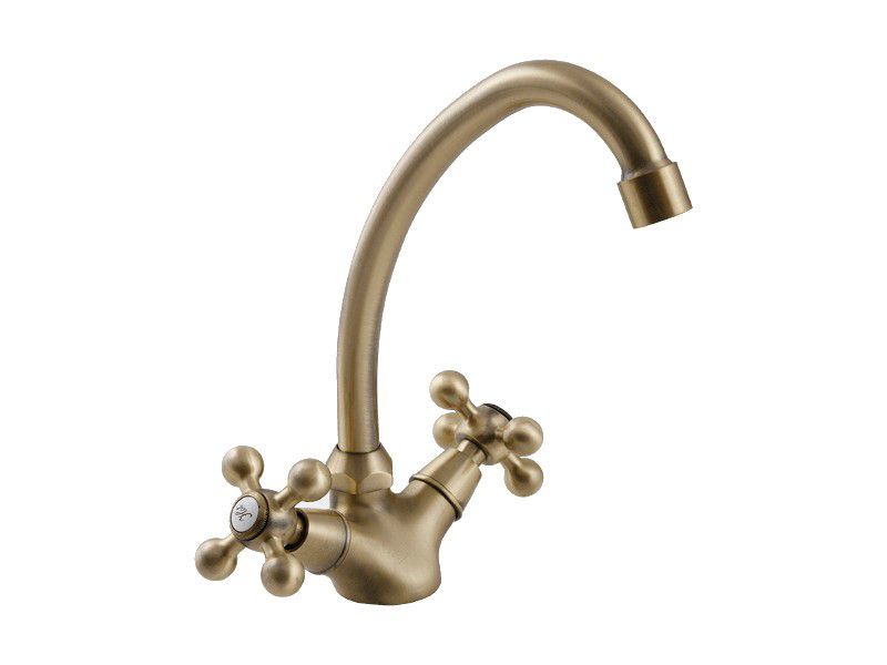 Bateria zlewozmywakowa Kuchinox Stojąca Stilo Ruchoma wylewka F mosiądz 1 szt.