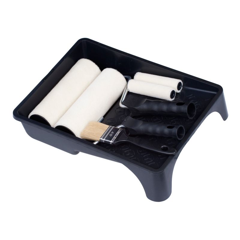 Zestaw malarski FAVORITE, MEDIUM nr 32, wałek Welur 18 cm, do lakierów i żywic, 8 elementów