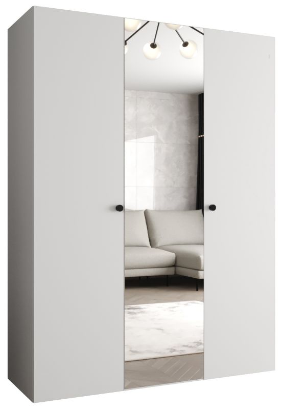 Szafa uchylna Abiks PARMA 2 150 wys. 202 cm Biały + u. Czarny 1 szt