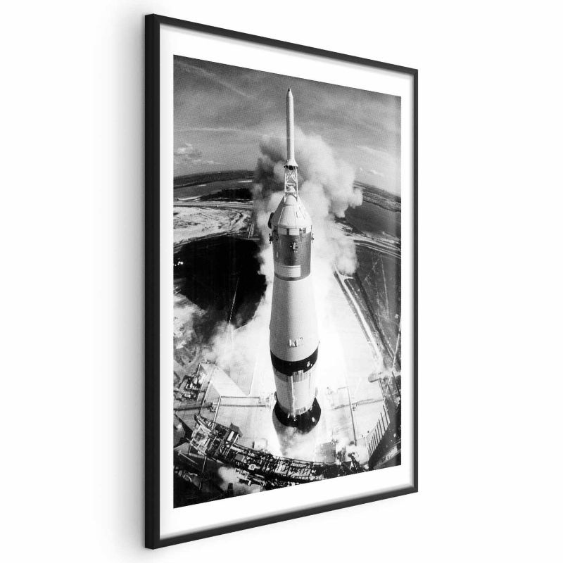 Plakat Artgeist Kosmiczna prędkość 21x30 cm z ramą czarną 1 szt