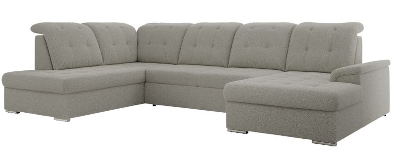 Narożnik MKS Meble MADRITO U strona lewa Szary boucle 1szt.