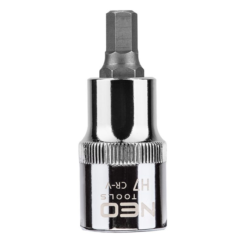 Końcówka sześciokątna na nasadce 1/2" NEO TOOLS H7 x 55 mm 1 szt.