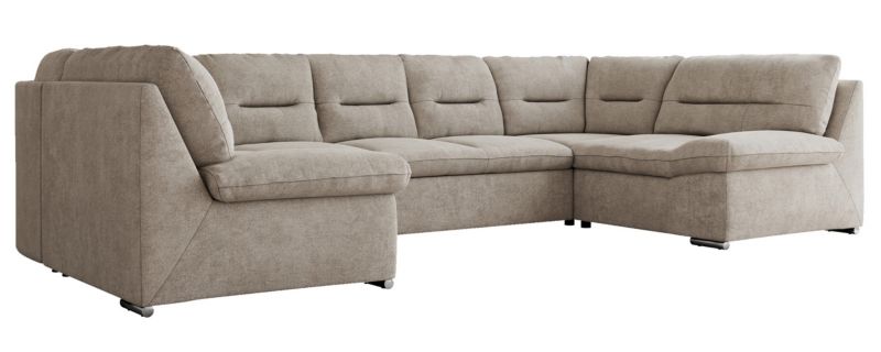 Narożnik MKS Meble COMODO U uniwersalny beżowy struktura 1szt.