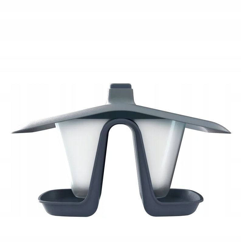 Karmnik FEINZ Dla Ptaków Wiszący Stojący Pojemnik 28 Cm Na Ziarno Z Daszkiem 1 Szt.