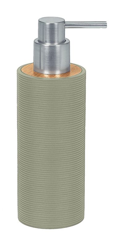 Dozownik do mydła 300ml Kleine Wolke Kyoto zielony drewno bambus 1 szt.