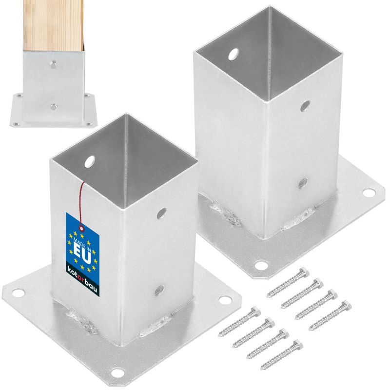 Podstawa słupa KOTARBAU przykręcana 80x80 mm 2 szt.