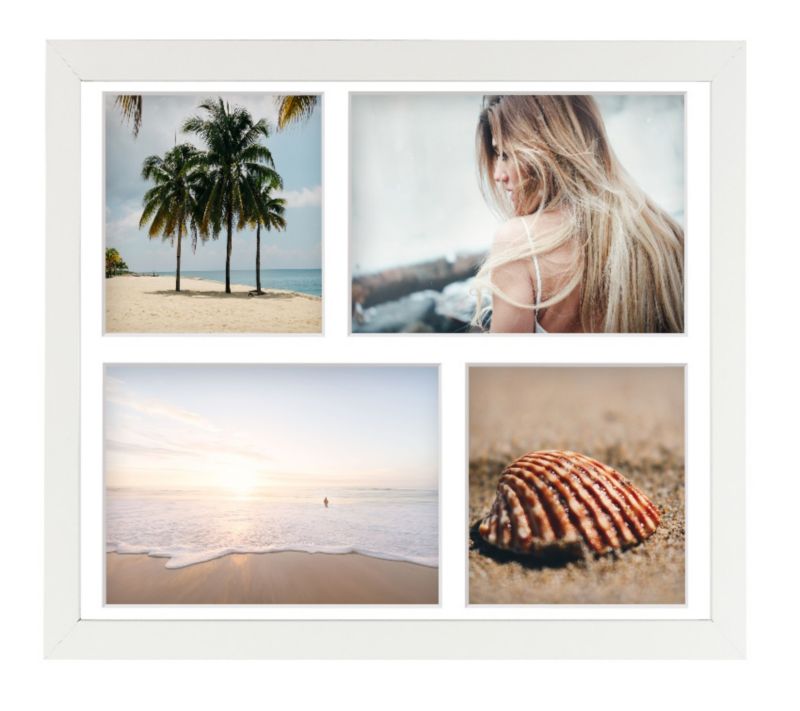 Ramka na 4 zdjęcia Hekla 24x30x4 foto galeria biały 1szt.