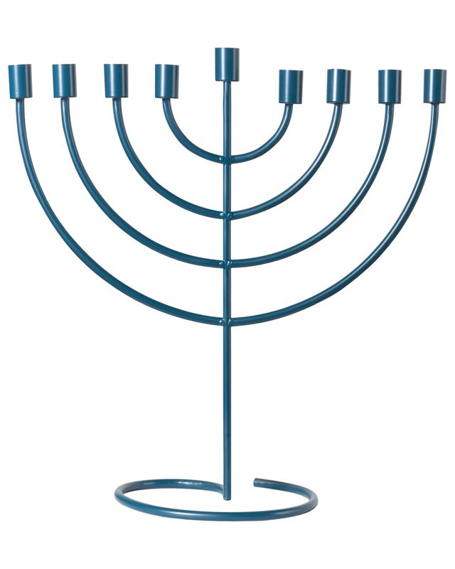 Świecznik Amora Metal 50 cm Niebieski 1 szt.