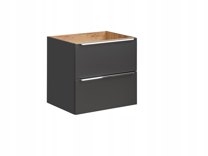 Szafka pod umywalkę Furnidea 60 cm czarna mat bez blatu Capri Cosmos 1 szt.