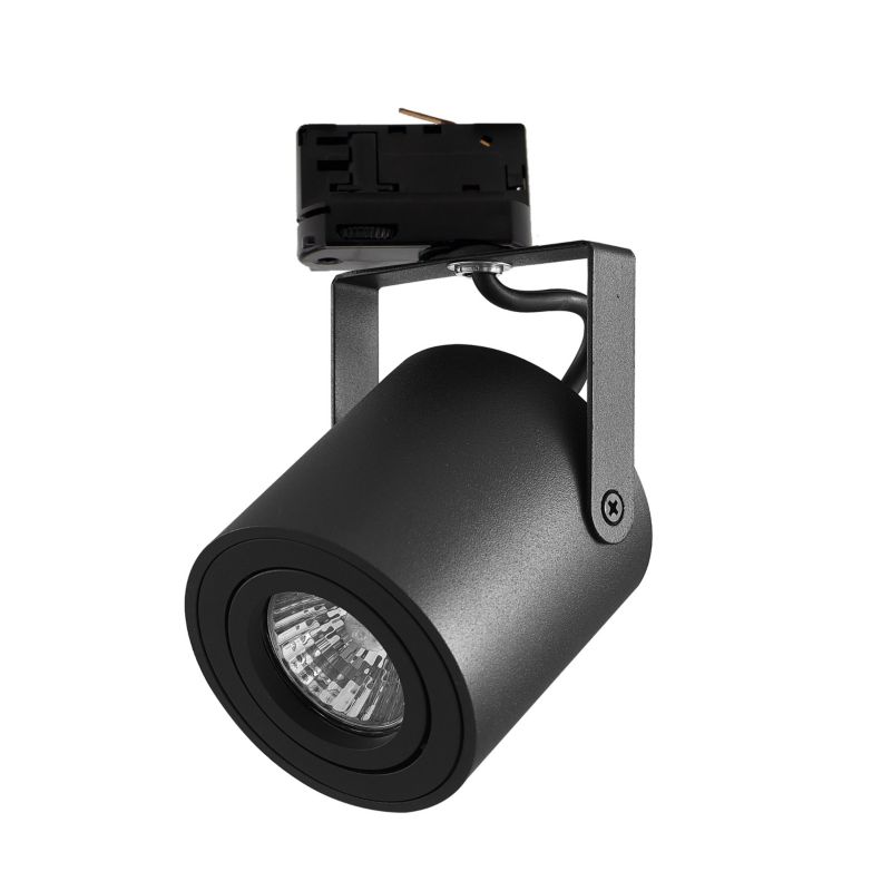 Reflektor MasterLED Abi szyna 3-fazowa GU10 fi80mm czarny mat 1 szt.