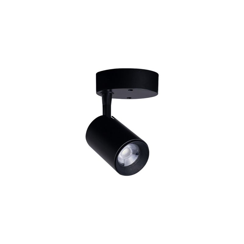Spot sufitowy Nowodvorski Lighting Iris czarny LED 7W 3000K 430lm IP20 wym: 8 x 8 cm aluminium - 1 szt.